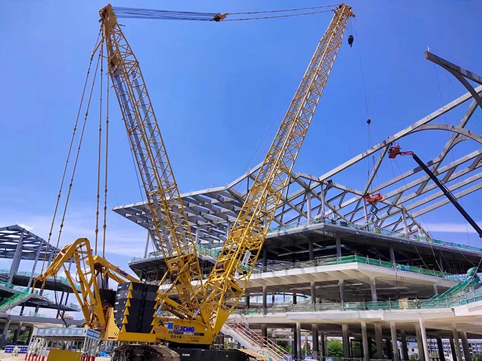 【全球之履】泉州站 XGC400-I——體育館建設(shè)大顯身手！