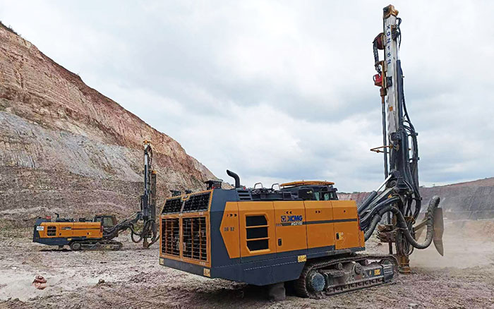 首次進(jìn)軍非洲銅礦！徐工潛孔鉆機(jī)日進(jìn)尺416m