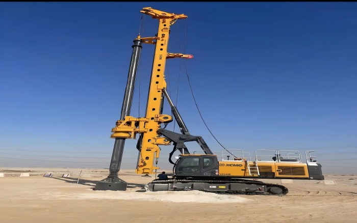 提速中東房建！徐工旋挖鉆機(jī)單日累計(jì)進(jìn)尺200m