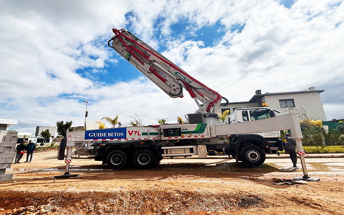 卓越性能|徐工XS43泵車(chē)助建摩洛哥！