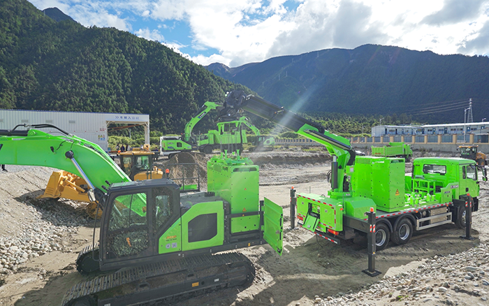 工程補能總卡殼？徐工移動換電車讓設備8分鐘滿電復工