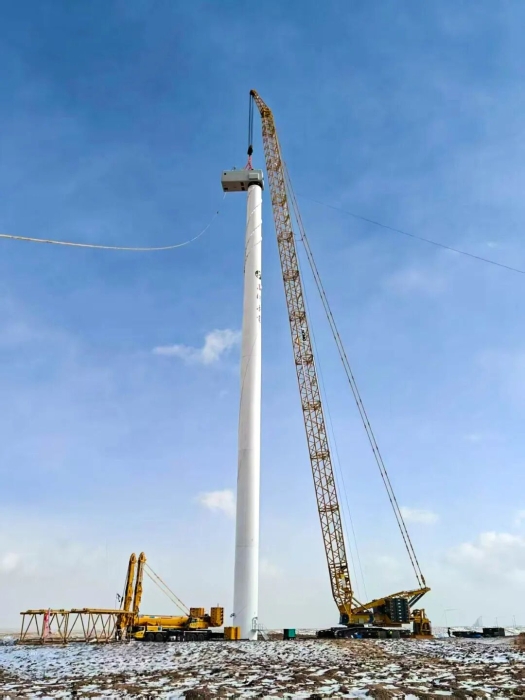 階段任務(wù)圓滿完成！XLC18000M一口氣拿下20臺(tái)風(fēng)機(jī)，為綠色地球加油~