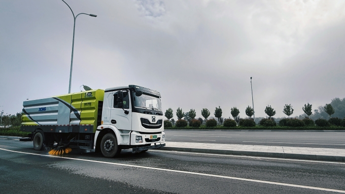 菏澤“迎賓大道”煥新進(jìn)行時(shí)！來(lái)看徐工如何支招