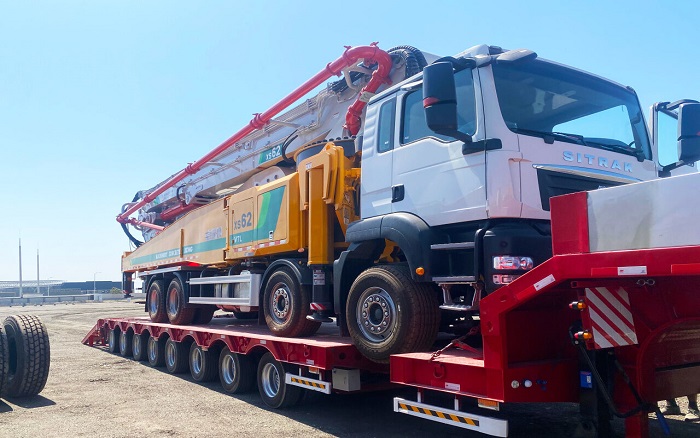 徐工泵車(chē)交付烏茲別克斯坦助力基建升級(jí)